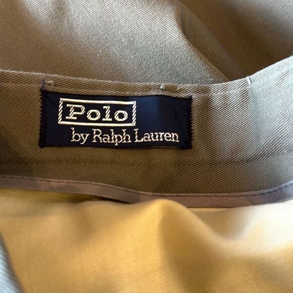 Vintage Polo by Ralph Lauren Pleated Front Mens Chino Pants Trousers size 38 - Picture 7 of 9
